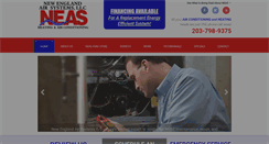 Desktop Screenshot of neas-hvac.com